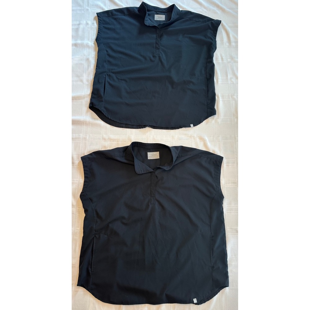 Hypothesis Scrub Top Women L Black Classic Edition Lot 2 Performance Sleeveless